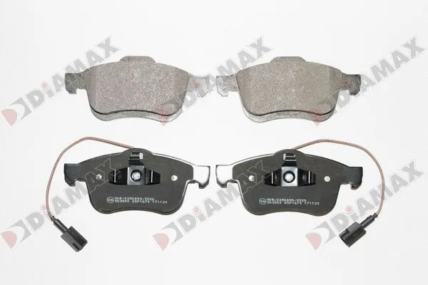 Kit de plaquettes de frein, frein à disque DIAMAX N09945
