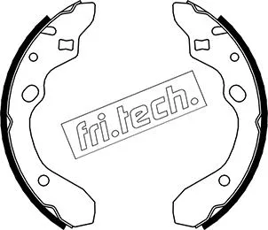Jeu de mâchoires de frein fri.tech. 1049.144