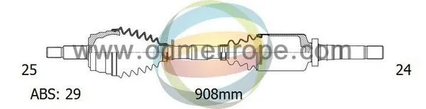 Arbre de transmission 4X4 ESTANFI EST-18-162351