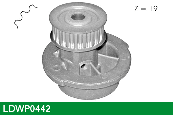 Pompe à eau, refroidissement du moteur LUCAS LDWP0442