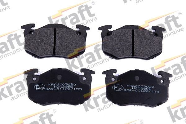 Kit de plaquettes de frein, frein à disque KRAFT AUTOMOTIVE 6005020