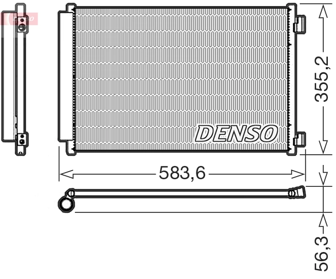 Condenseur, climatisation DENSO DCN09146