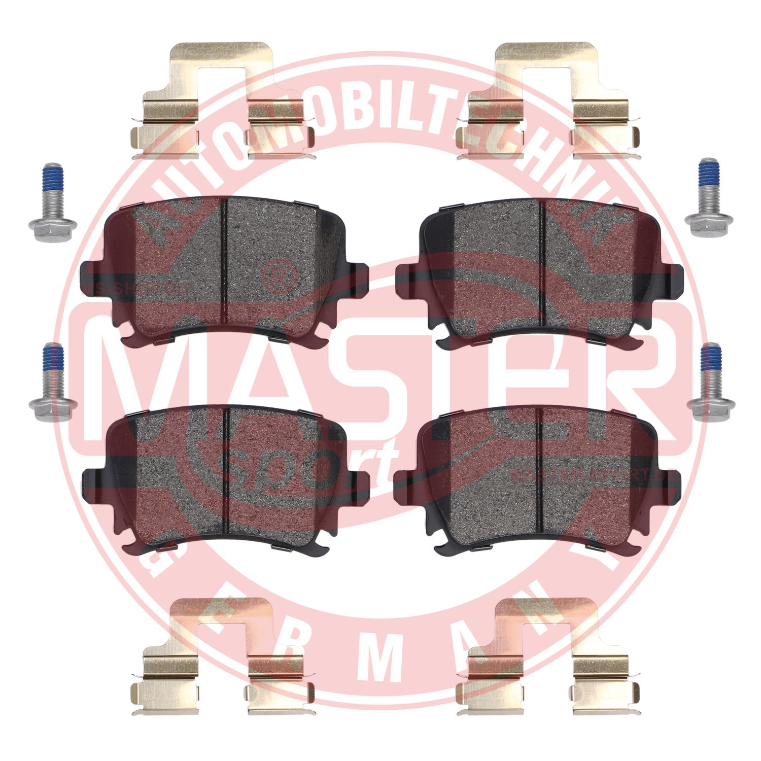 Kit de plaquettes de frein, frein à disque MASTER-SPORT GERMANY 13046028802T-SET-MS