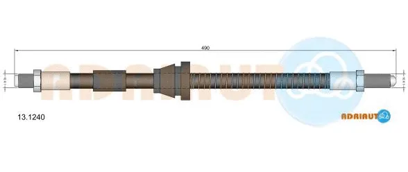 Flexible de frein ADRIAUTO 13.1240