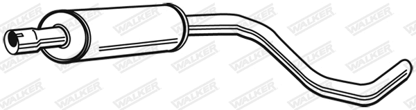 Silencieux central WALKER 23166