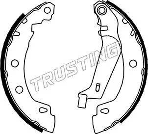 Jeu de mâchoires de frein TRUSTING 088.225Y