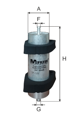 Filtre à carburant MFILTER DF 3548