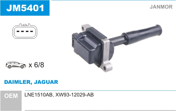 Bobine d'allumage JANMOR JM5401