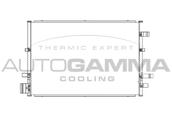 Condenseur, climatisation AUTOGAMMA 103603