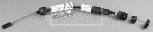 Tirette à câble, commande d'embrayage BORG & BECK BKC2024