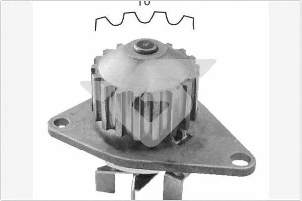 Pompe à eau, refroidissement du moteur HUTCHINSON WP48