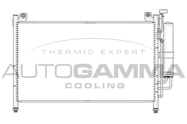 Condenseur, climatisation AUTOGAMMA 105546
