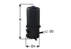 Filtre à carburant CLEAN FILTERS MGC1698