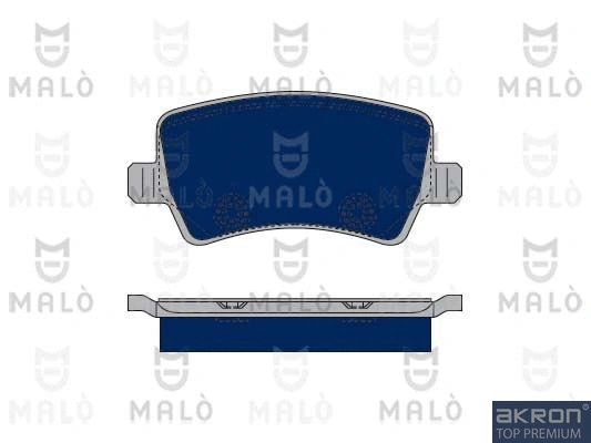 Kit de plaquettes de frein, frein à disque AKRON-MALÒ 1050246