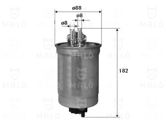 Filtre à carburant AKRON-MALÒ 1520040