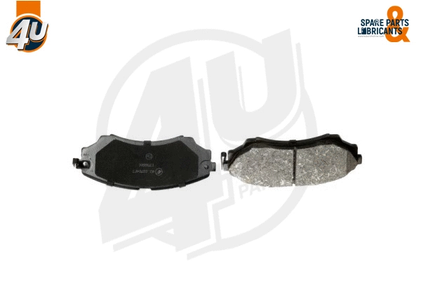 Kit de plaquettes de frein, frein à disque 4U Autoparts 22704FR