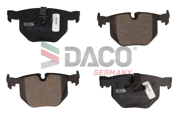 Kit de plaquettes de frein, frein à disque DACO Germany 320318