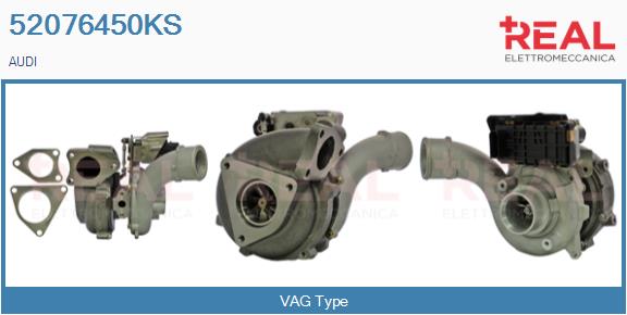 Turbocompresseur, suralimentation REAL 52076450KS