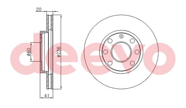 Disque de frein DEEVO BD10360