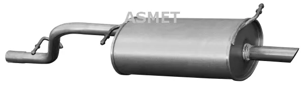 Silencieux arrière ASMET 07.115