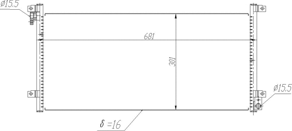 Condenseur, climatisation HART 621 713