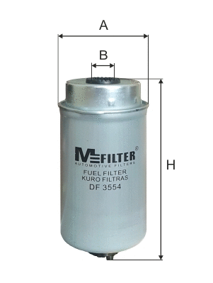 Filtre à carburant MFILTER DF 3554