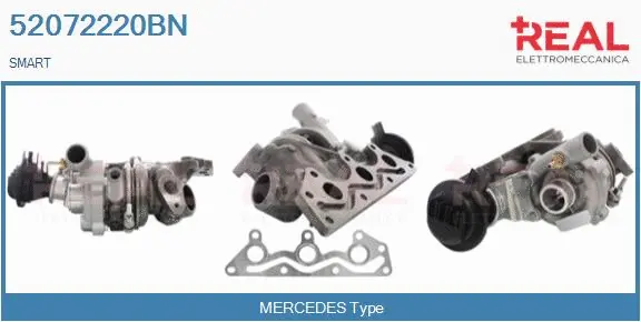 Turbocompresseur, suralimentation REAL 52072220BN