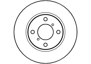 Disque de frein ABTEX BD1003S