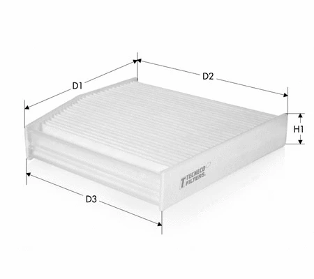 Filtre, air de l'habitacle TECNECO FILTERS CK11743