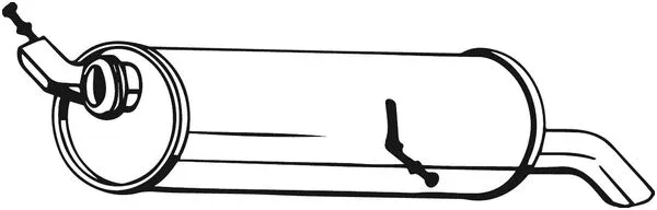 Silencieux arrière BOSAL 190-141