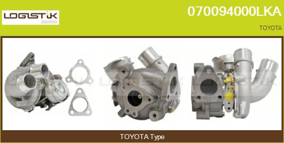 Turbocompresseur, suralimentation LGK 070094000LKA