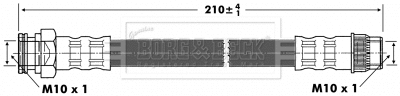 Flexible de frein BORG & BECK BBH6903