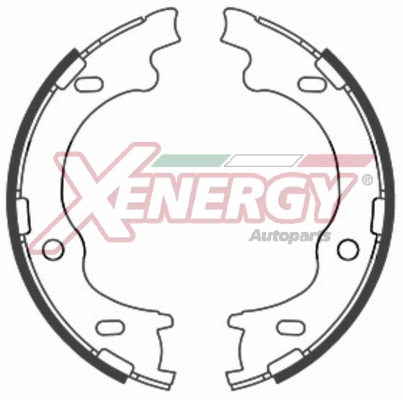 Jeu de mâchoires de frein AP XENERGY X50442