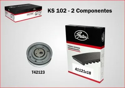 Kit de courroie crantée GATES-BR KS102