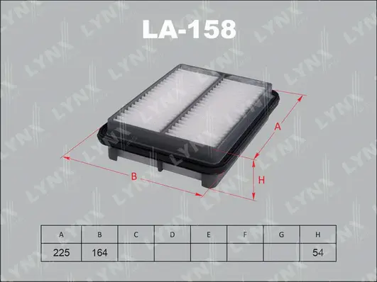 Filtre à air LYNXAUTO LA-158