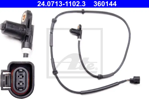 Capteur, vitesse de roue ATE-APAC 24.0713-1102.3