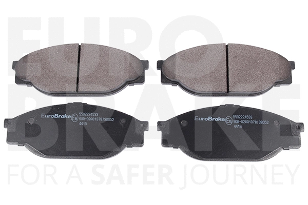 Kit de plaquettes de frein, frein à disque EUROBRAKE 5502224533