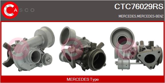Turbocompresseur, suralimentation CASCO CTC76029RS