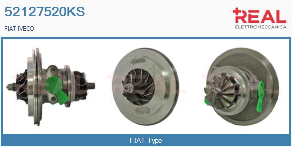 Groupe carter, turbocompresseur REAL 52127520KS