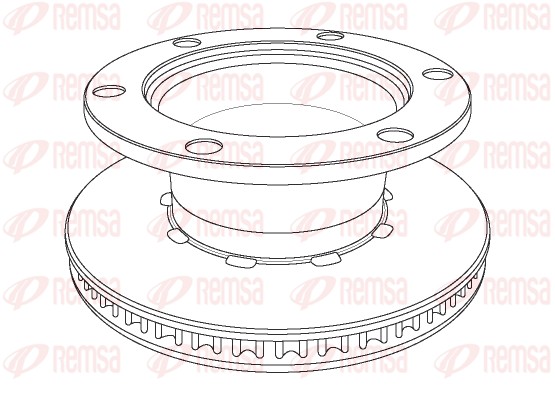 Disque de frein REMSA NCA1125.20