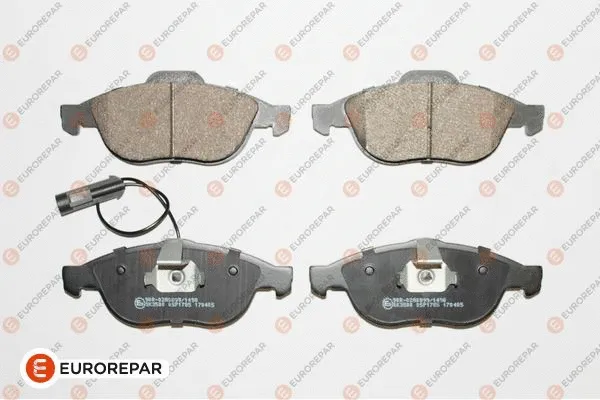 Kit de plaquettes de frein, frein à disque EUROREPAR 1617261180