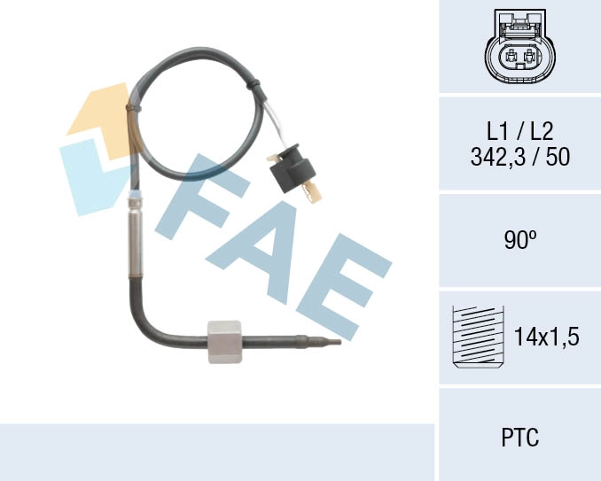 Capteur, température des gaz FAE 68004