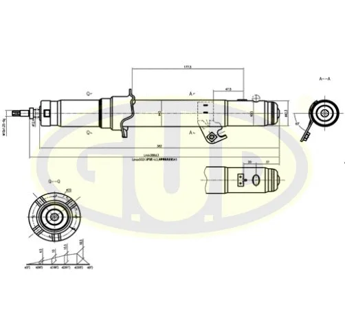 Amortisseur G.U.D. GSA341352