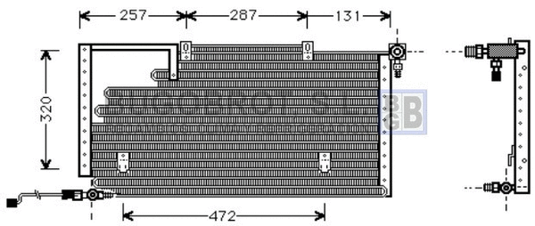 Condenseur, climatisation BUGOBROT 62-AI5138