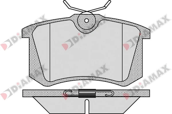 Kit de plaquettes de frein, frein à disque DIAMAX N09146