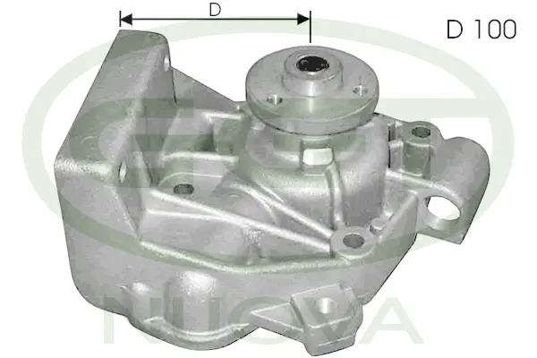 Pompe à eau, refroidissement du moteur GGT PA10054