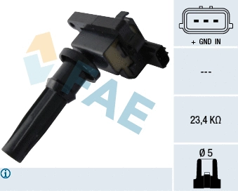Bobine d'allumage FAE 80316