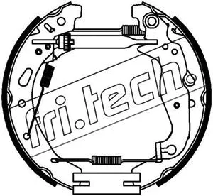 Jeu de mâchoires de frein fri.tech. 16443