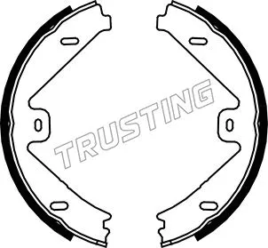 Jeu de mâchoires de frein, frein de stationnement TRUSTING 052.137