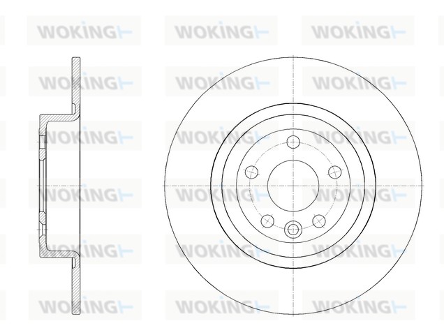 Disque de frein WOKING D62047.00